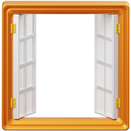 Fenster öffnen  3D Icon