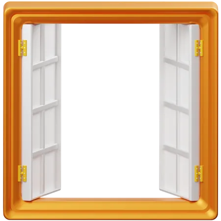 Fenster öffnen  3D Icon