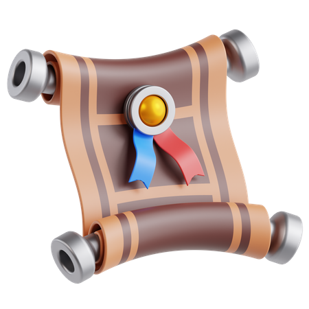 Offenes Rollenpapier  3D Icon