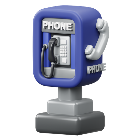 Öffentliches Telefon  3D Icon