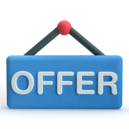 オファー  3D Icon