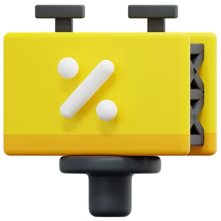 Offer Advertisement  3D Icon