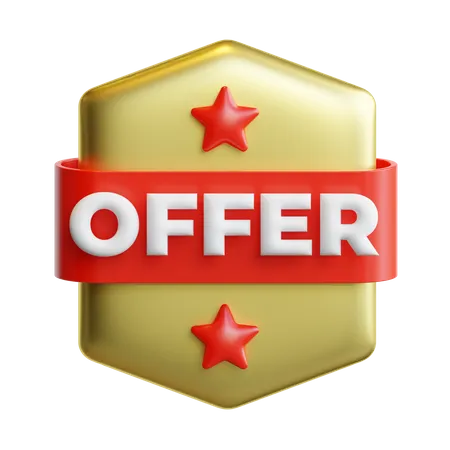 Offer Badge  3D Icon