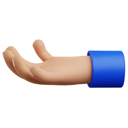 Offer hand gesture  3D Icon