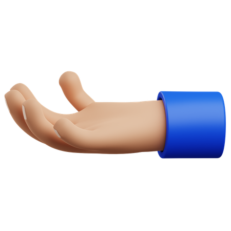 Offer hand gesture  3D Icon