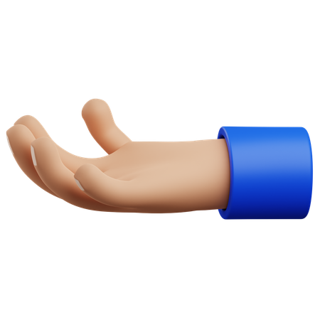 Offer hand gesture  3D Icon