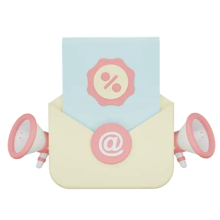 Offer Mail 3D Icon