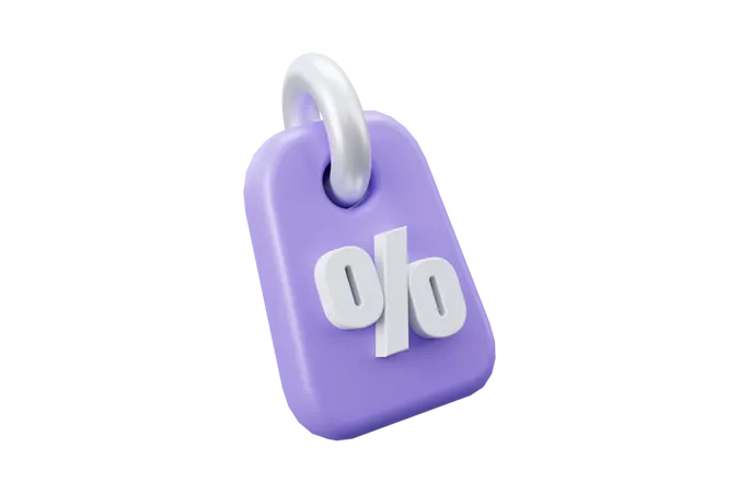 Offer sale tag  3D Icon