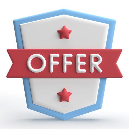 Offer Sticker  3D Icon