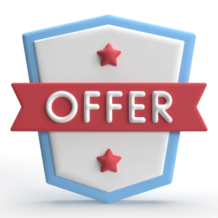 Offer Sticker  3D Icon