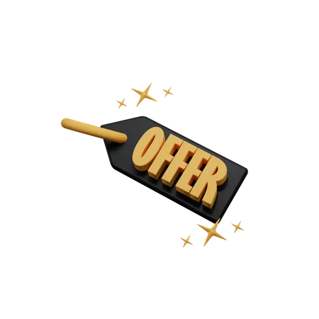 Offer Tag  3D Icon