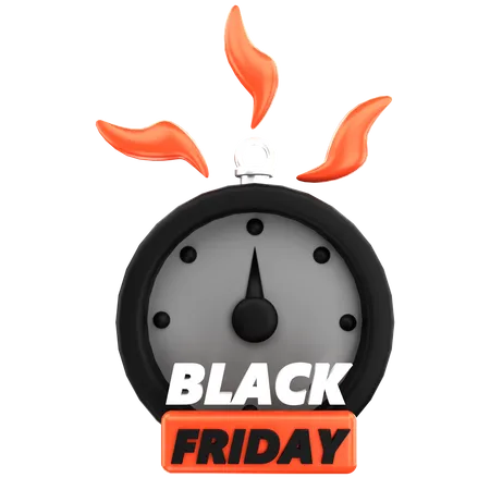 Black Friday Offer Time 3D Icon