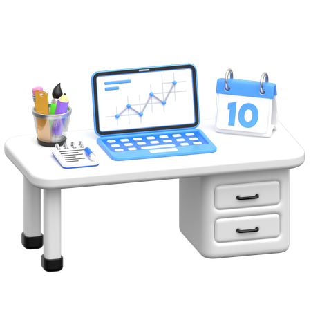 Office  3D Icon