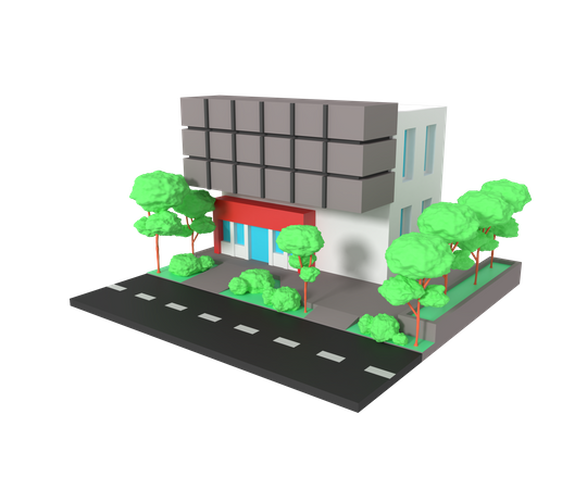 Office  3D Illustration