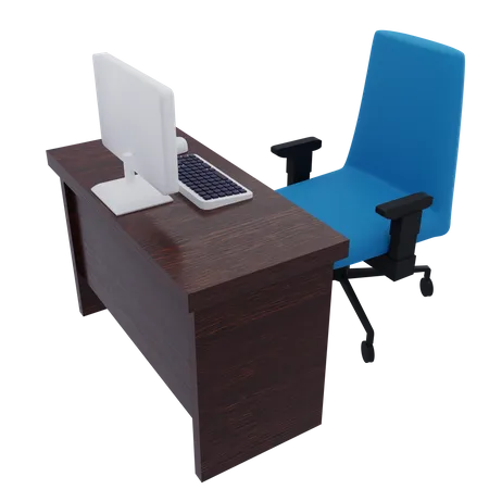 Office  3D Illustration