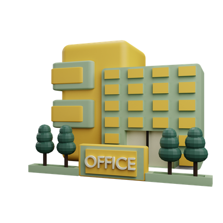 Office Building 3D Icon