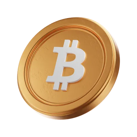 Bitcoin 3 D Coin 3 D Crypto Coin 3D Icon