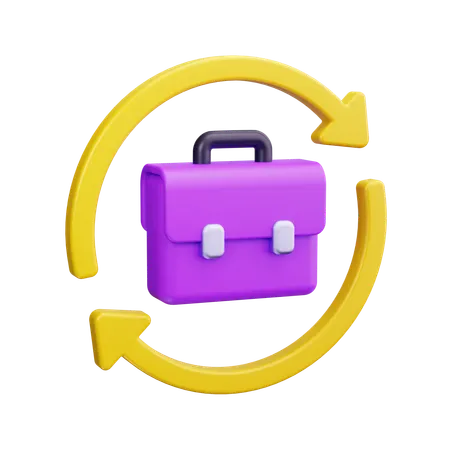 Office Bag  3D Icon