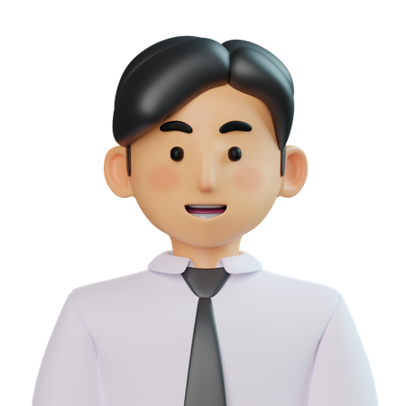 Office Boy  3D Icon