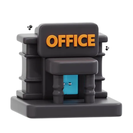 3 D Office Building Icon Illustration 3D Icon
