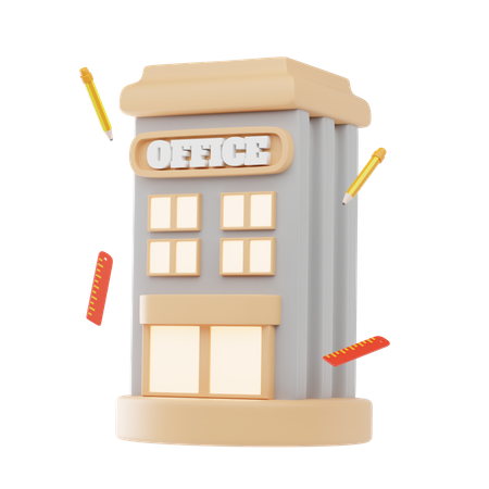 Office Building  3D Icon