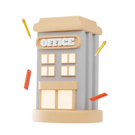 Office Building  3D Icon