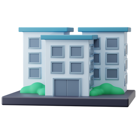 オフィスビル  3D Icon