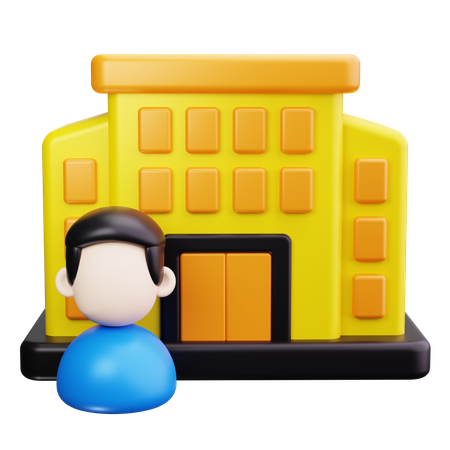 Office Building  3D Icon