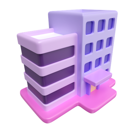 Office Building  3D Icon