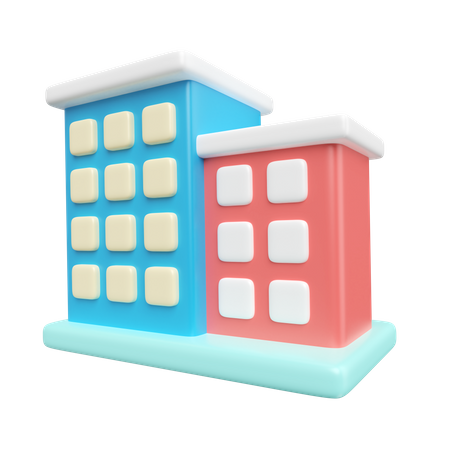 Office Building  3D Icon