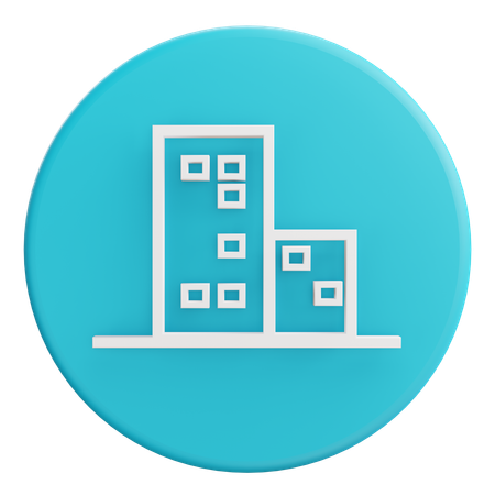 Office Building  3D Icon