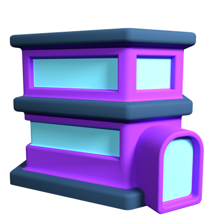 Office Building  3D Icon