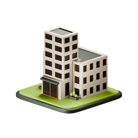 Office Building  3D Icon