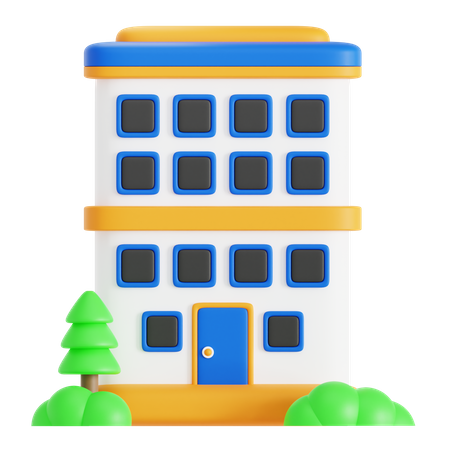 Office Building  3D Icon