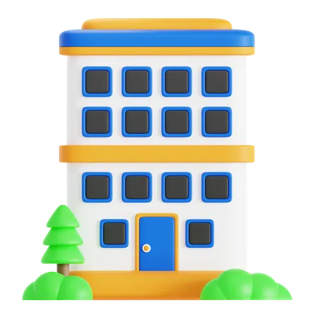 Office Building  3D Icon