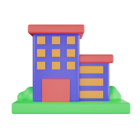 Office Building  3D Icon