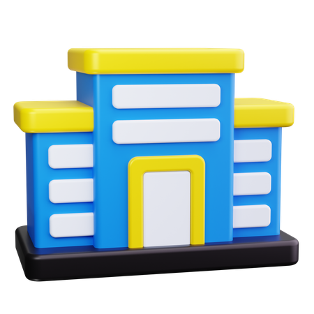 Office Building  3D Icon