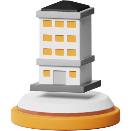 Office Building  3D Icon