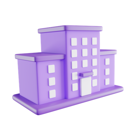 Office Building  3D Icon