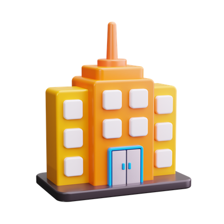 Office Building  3D Icon