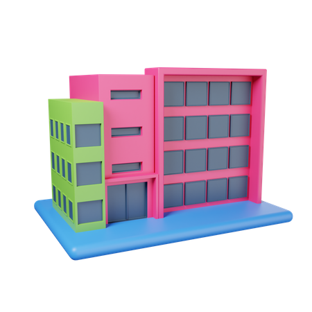 Office Building  3D Icon