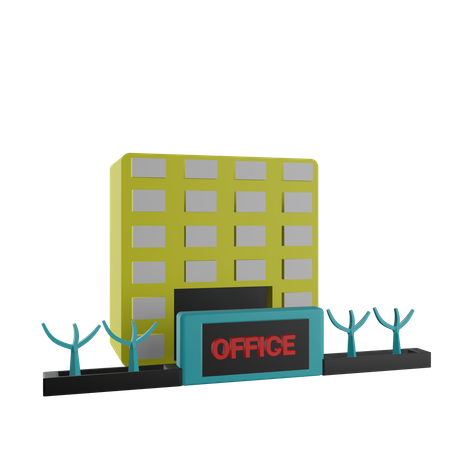 Office Building  3D Icon