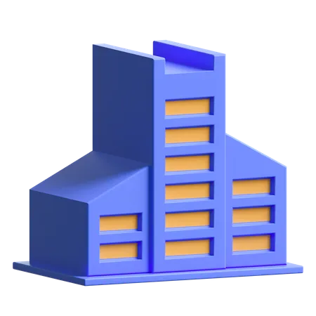 Office Building  3D Illustration