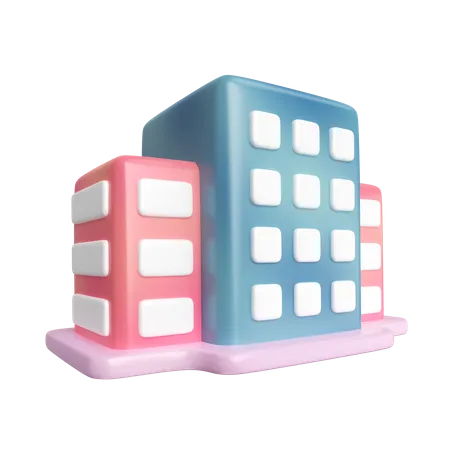 Office Building  3D Icon