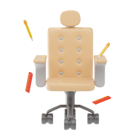Office Chair  3D Icon