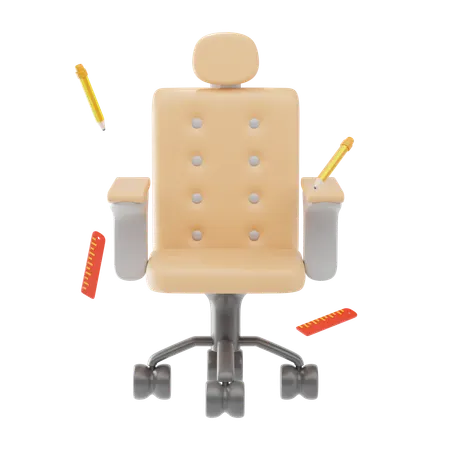 Office Chair  3D Icon