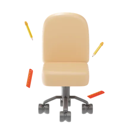 Office Chair  3D Icon