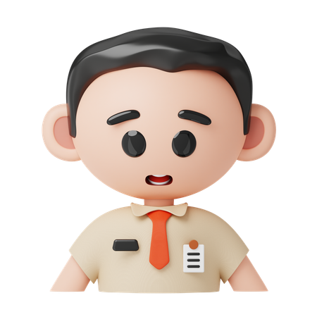 Office clerk  3D Icon