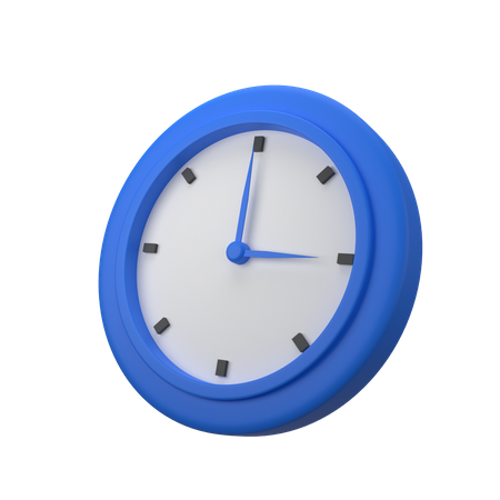 Office Clock 3D Icon