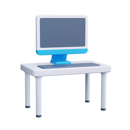 사무용 책상  3D Icon